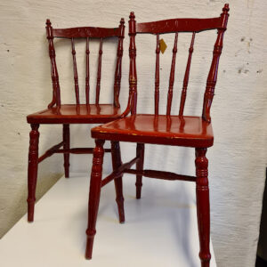 Pinnstolar 2 st röda